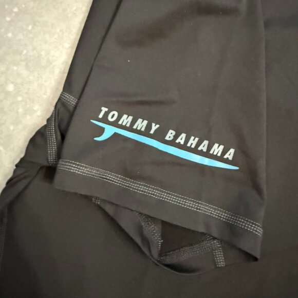 Tommy Bahama Black Relax Short-Sleeve Rash Guard- Size XL - Picture 7 of 9
